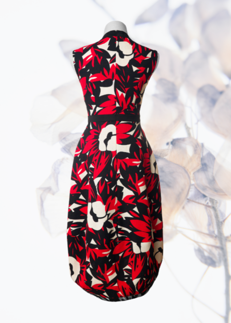 Metrica Bold Dress in Ladybird