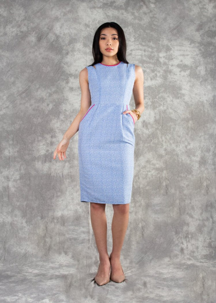 Savoire Dress in Aquamarine