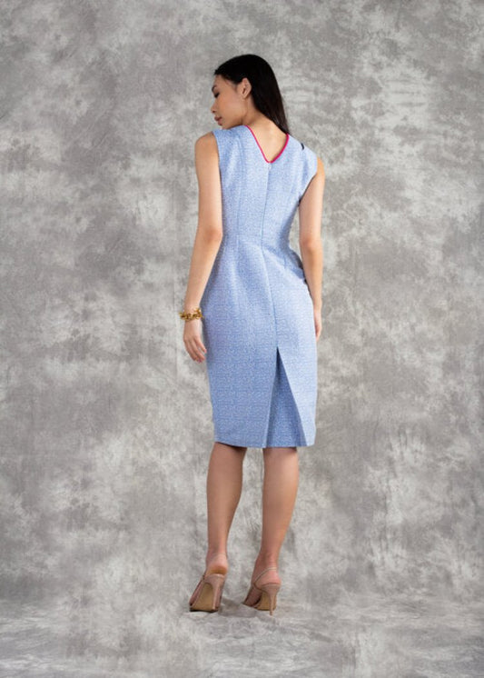 Savoire Dress in Aquamarine