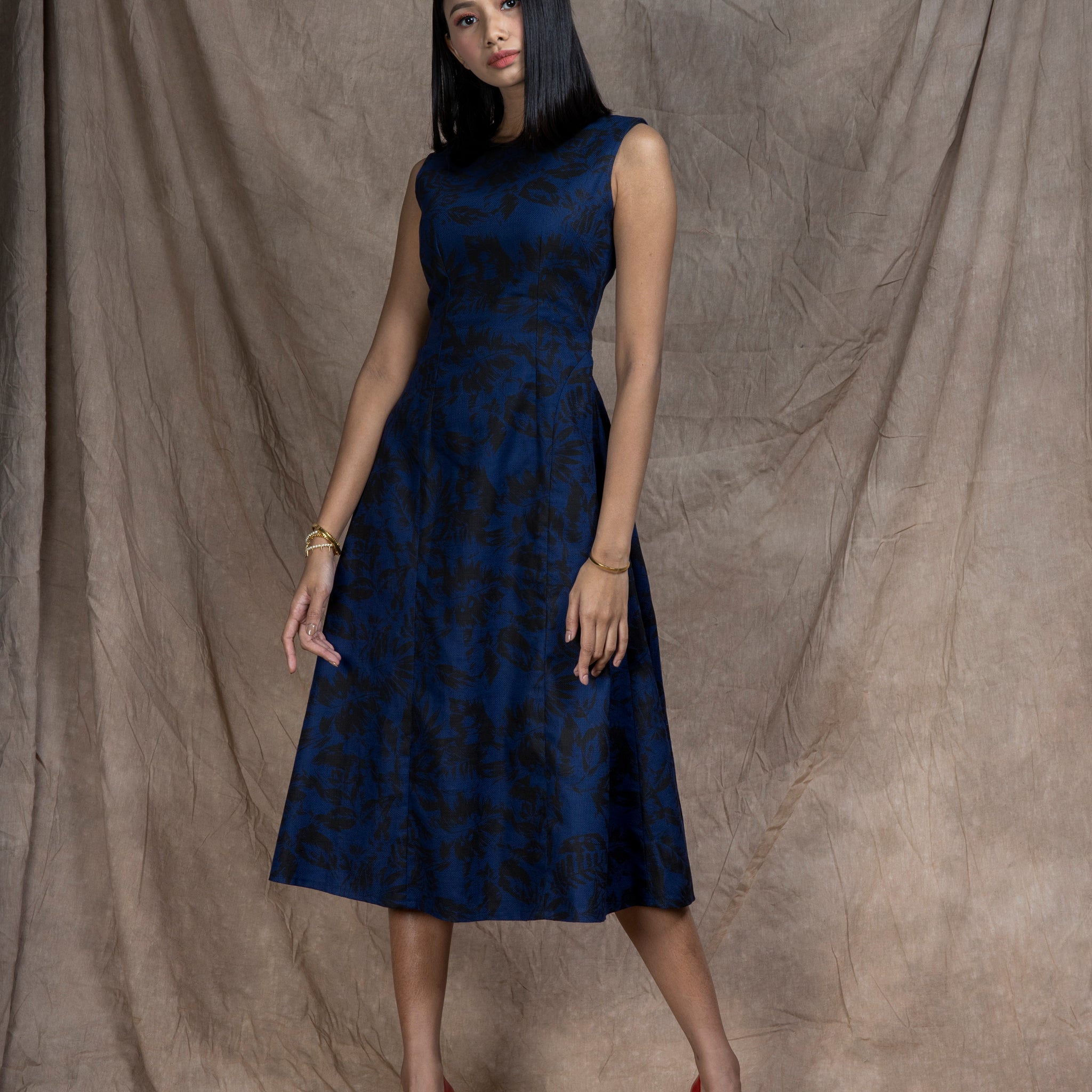 Alix Dress in Bluejay