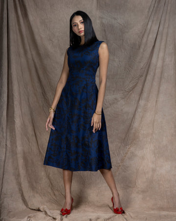 Alix Dress in Bluejay