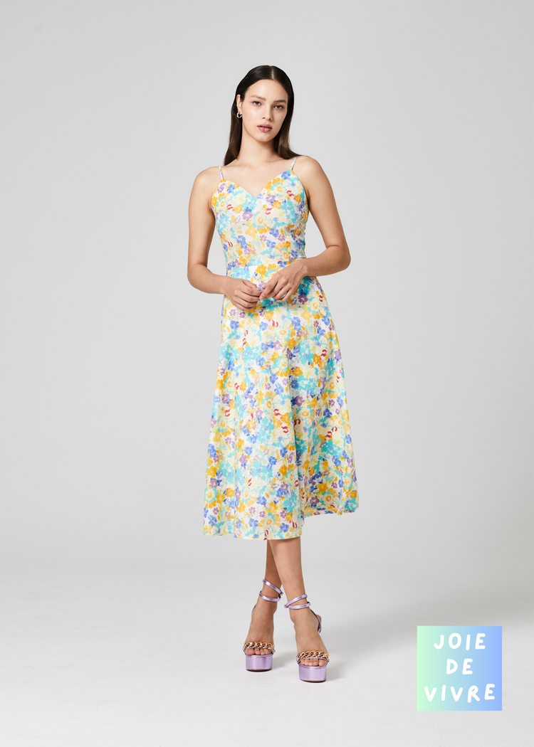 Capri Sundress in Floral Splash