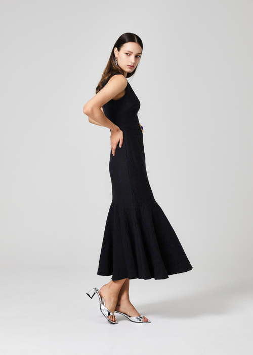 Dovima Dress in Midnight