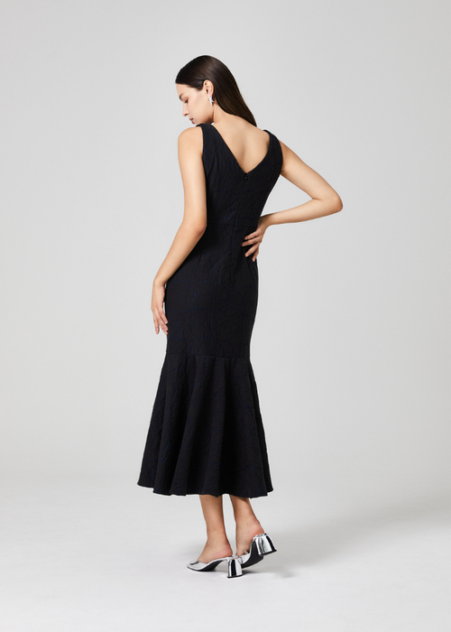 Dovima Dress in Midnight