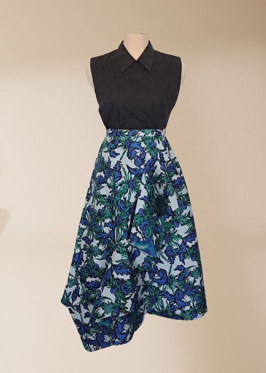 Firefall Wrap Skirt in Cornflower (True Blue)