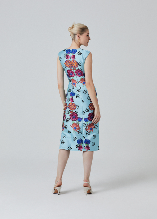 Kathie Dress in Blue Garnet