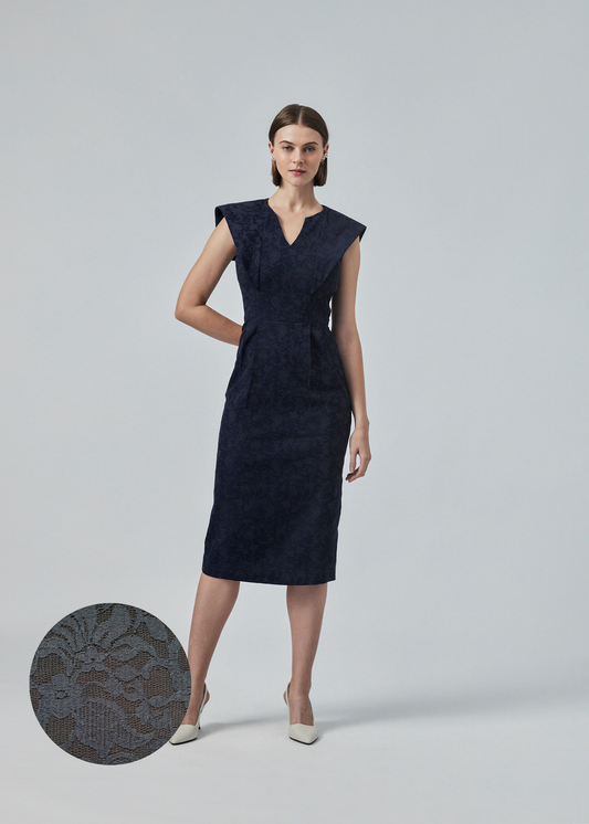 Sagitta Dress in Aegean Lace