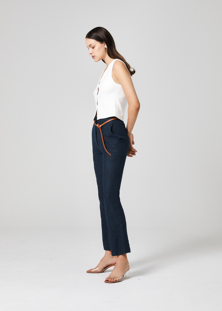 Shelby Trousers in Aegean Lace