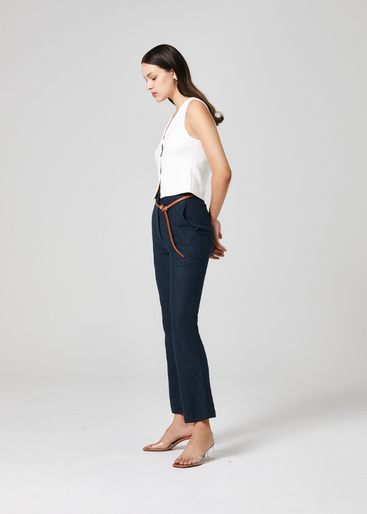 Shelby Trousers in Aegean Lace