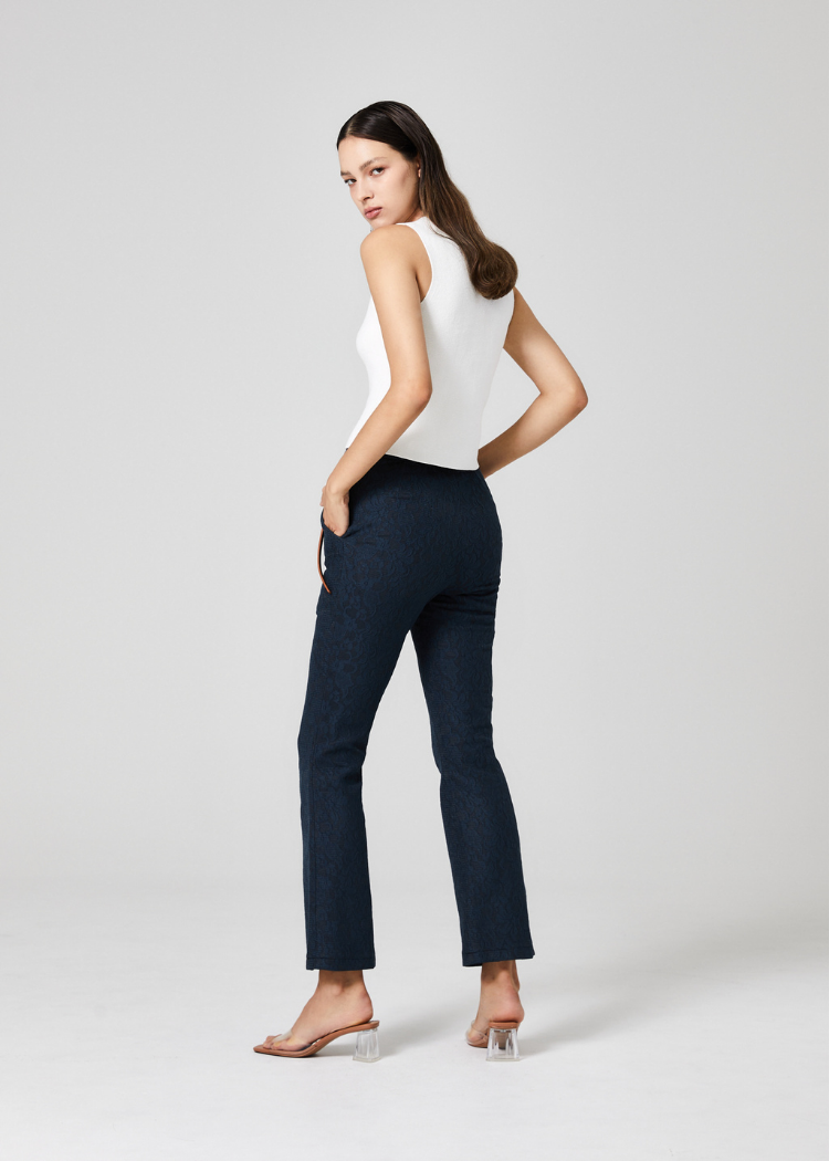 Shelby Trousers in Aegean Lace