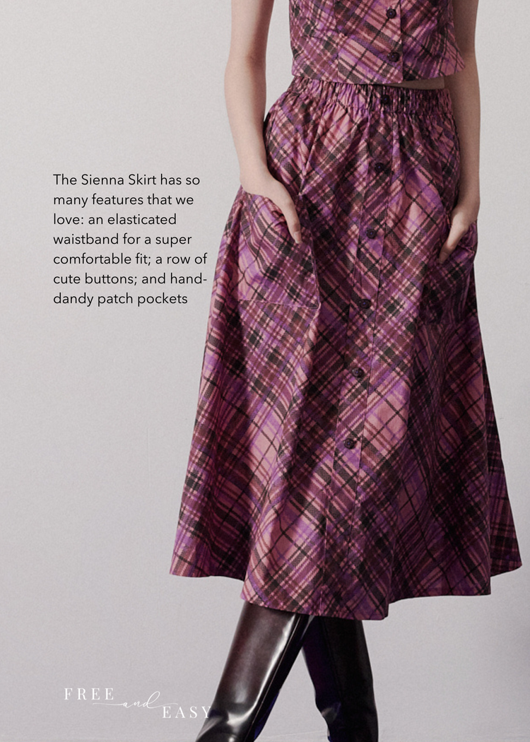 Sienna Skirt in Orchid