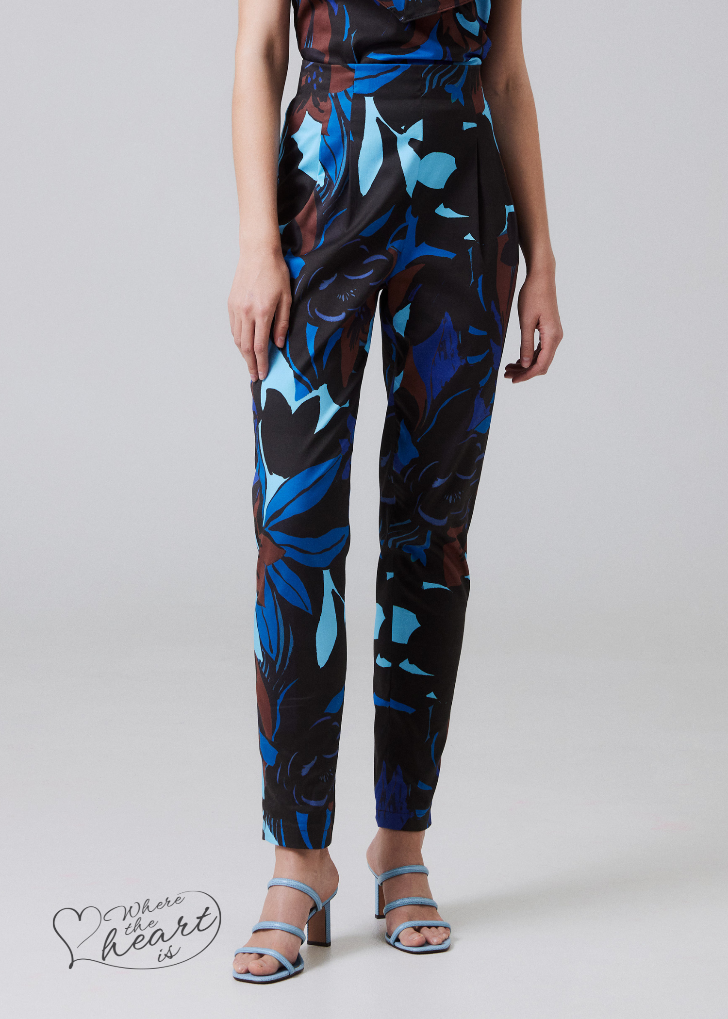 Yves Trousers in Midnight Jungle